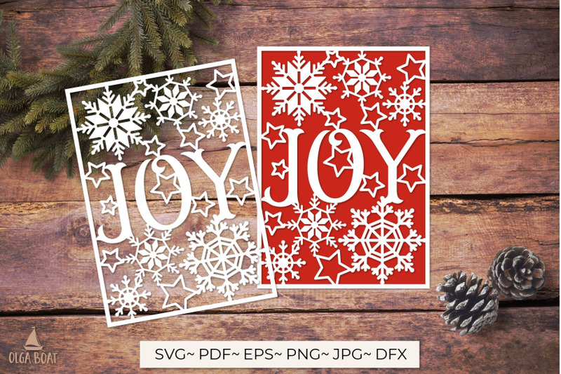 joy-christmas-card-christmas-papercut-card-layered-svg
