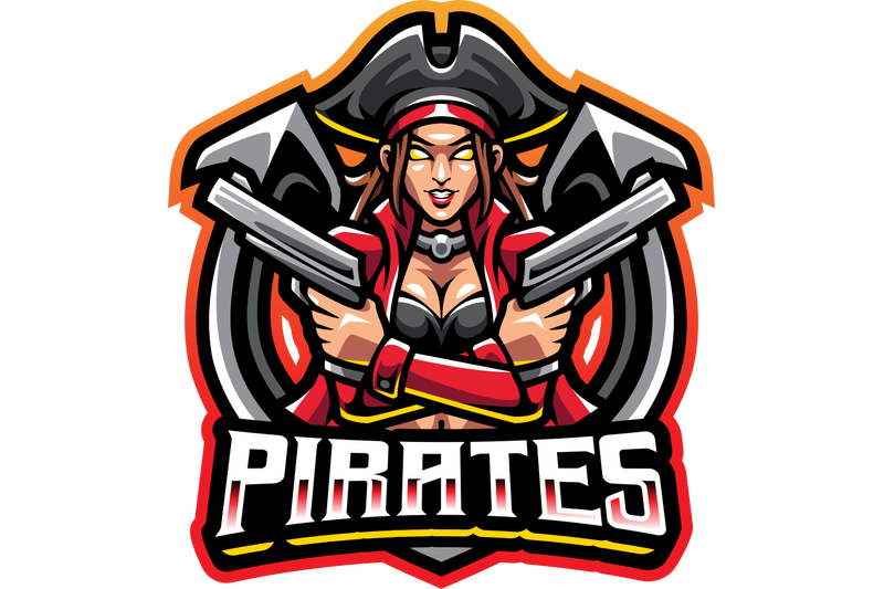 lady-pirates-esport-mascot-logo-design