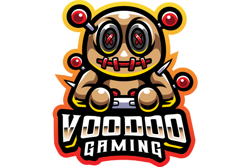 voodoo-gaming-esport-mascot-logo