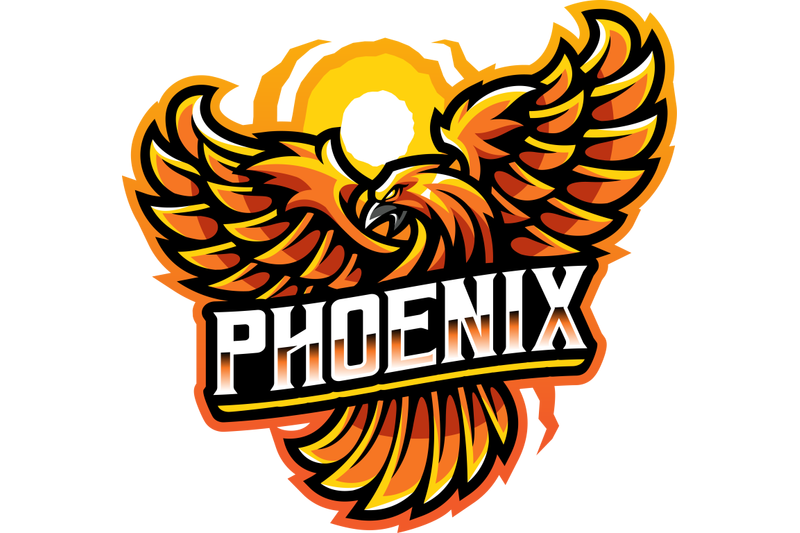 phoenix-esport-mascot-logo-design