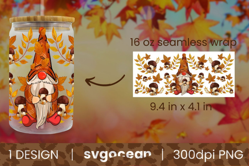 autumn-gnome-can-glass-beer-can-16-oz-libbey-glass