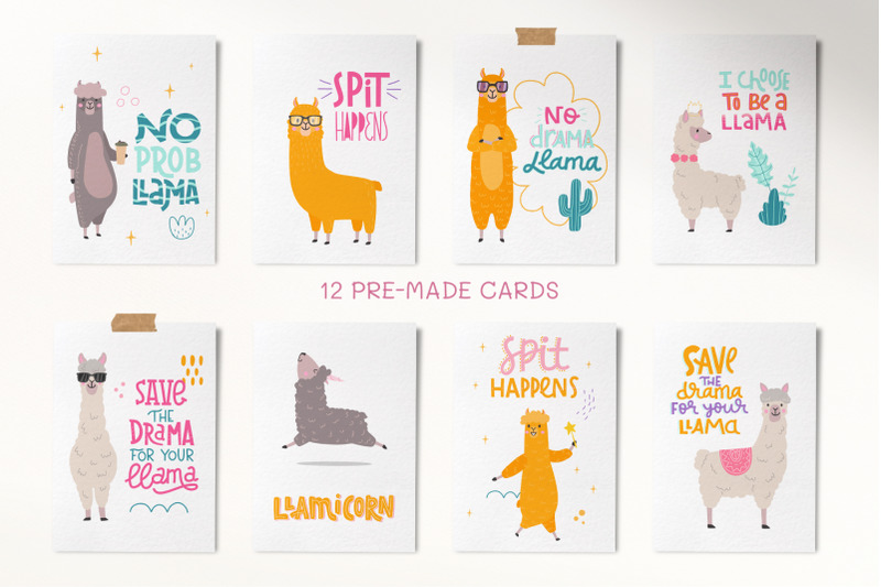 llama-collection-pattern-and-card
