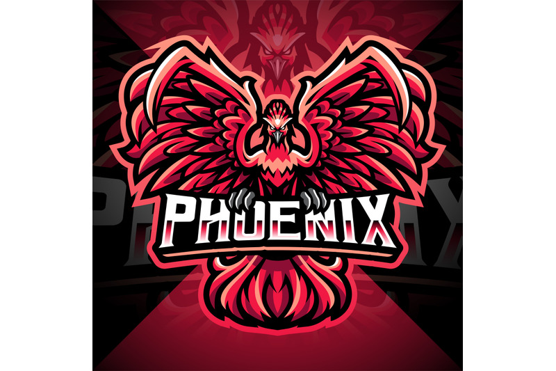 phoenix-esport-mascot-logo-design