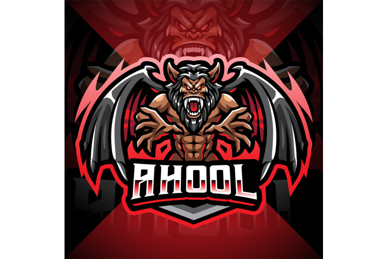 ahool-esport-mascot-logo-design