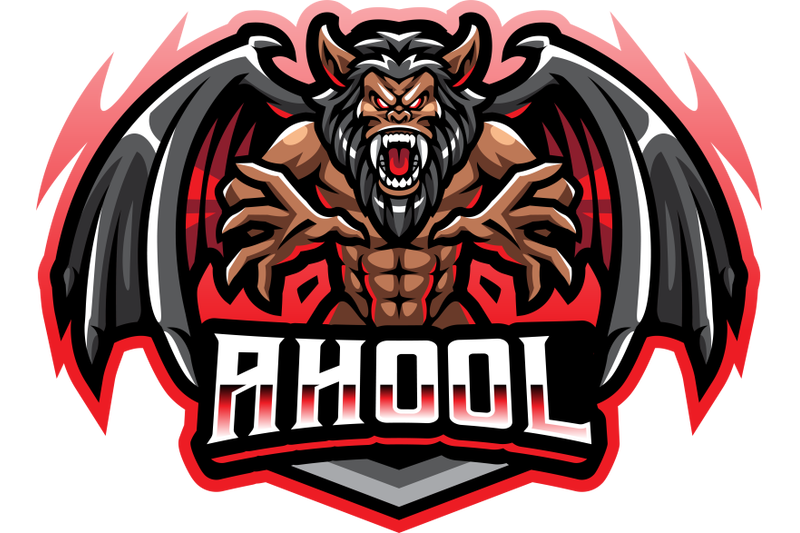 ahool-esport-mascot-logo-design