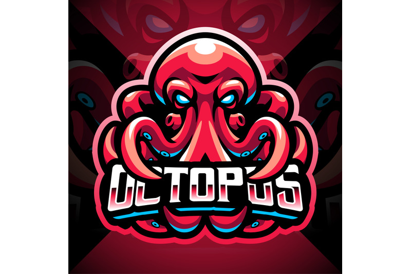 octopus-esport-mascot-logo-design