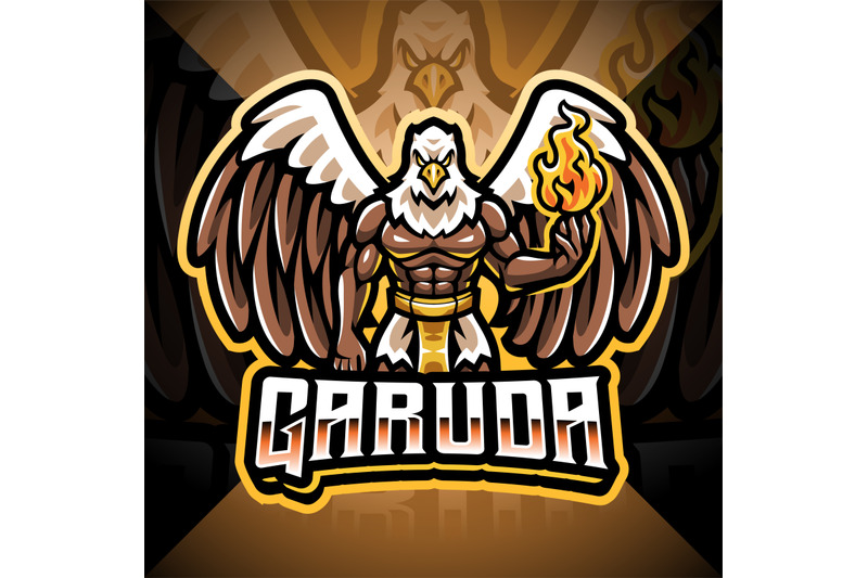 garuda-esport-mascot-logo-design