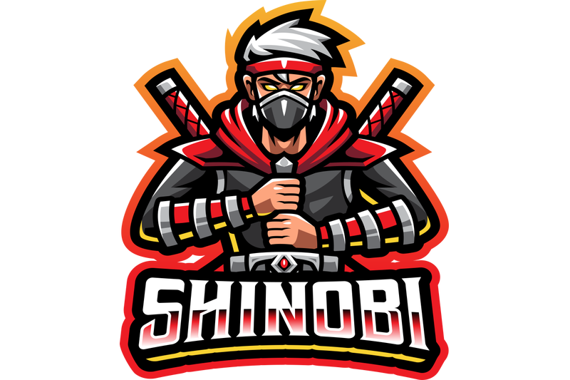 shinobi-esport-mascot-logo-design