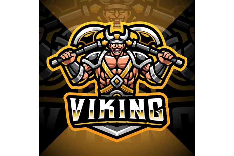 viking-mascot-gaming-logo-design-holding-axe