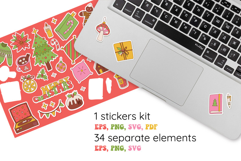 34-groovy-christmas-stickers-printable-digital-concepts