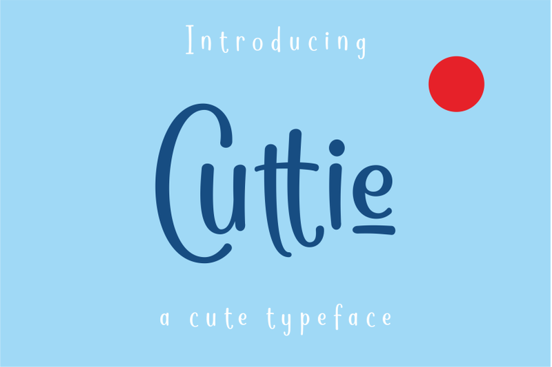 cuttie-a-cute-typeface