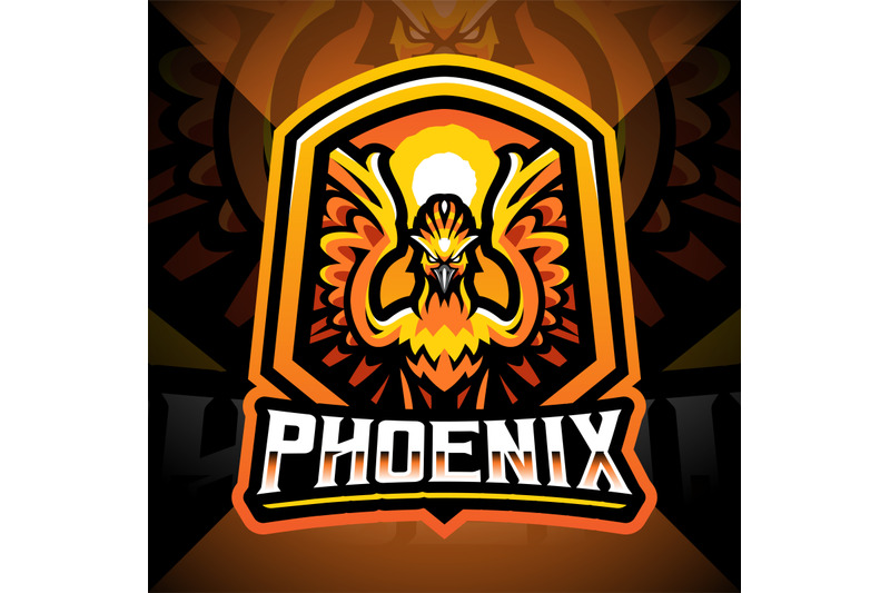 phoenix-esport-mascot-logo-design