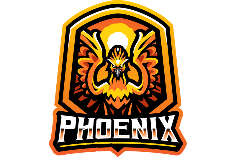 phoenix-esport-mascot-logo-design