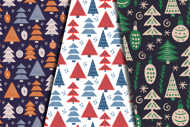 christmas-tree-digital-papers-amp-seamless-patterns