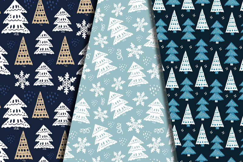 christmas-tree-digital-papers-amp-seamless-patterns