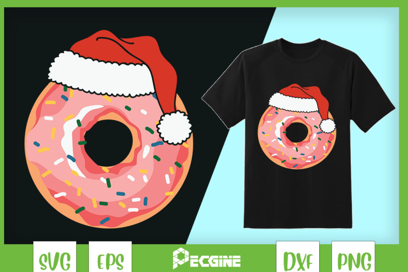 donut-santa-hat-matching-christmas