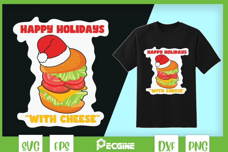 happy-holidays-with-cheese-burger