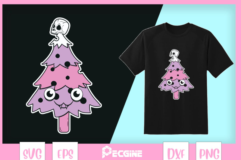 pastel-goth-christmas-tree-svg