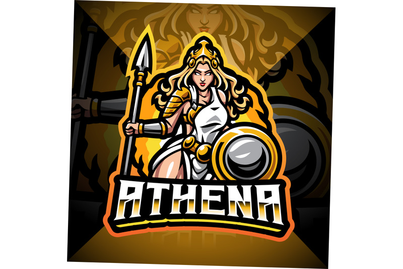 athena-esport-mascot-logo-design