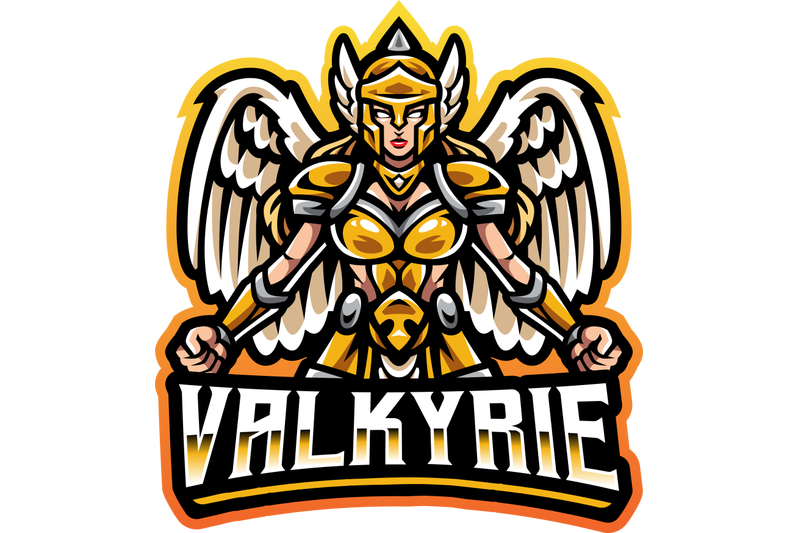 valkyrie-esport-mascot-logo-design