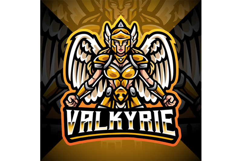 valkyrie-esport-mascot-logo-design