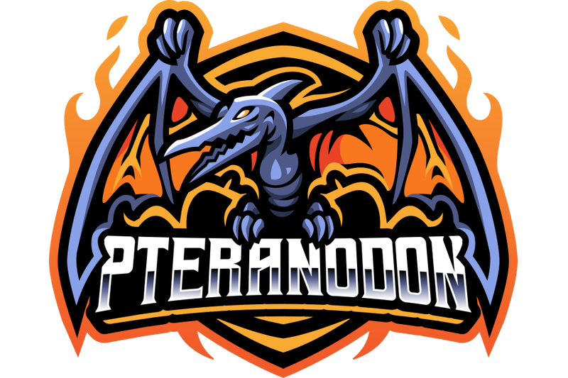 pteranodon-esport-mascot-logo-design