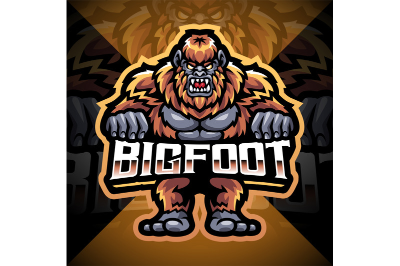 bigfoot-esport-mascot-logo-design