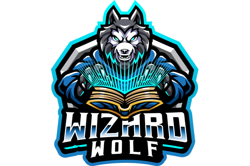 wolf-wizard-esport-mascot-logo