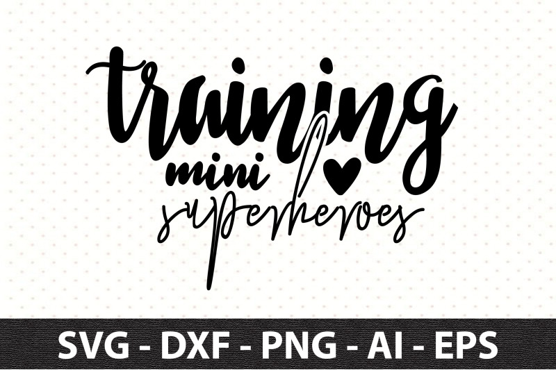 training-mini-superheroes-svg