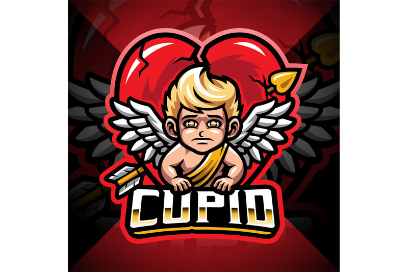 cupid-esport-mascot-logo-design