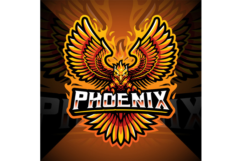 phoenix-esport-mascot-logo-design