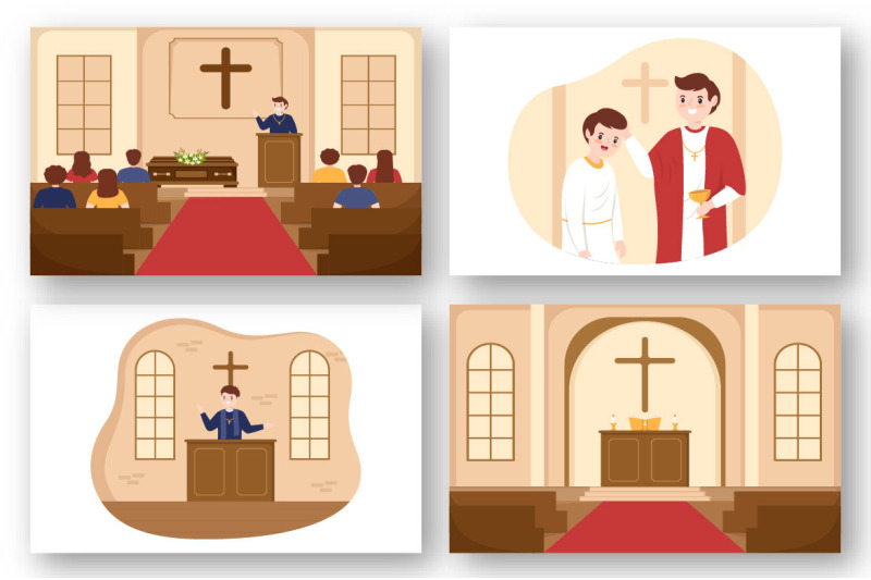 13-cathedral-catholic-church-illustration