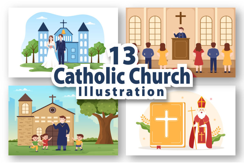 13-cathedral-catholic-church-illustration