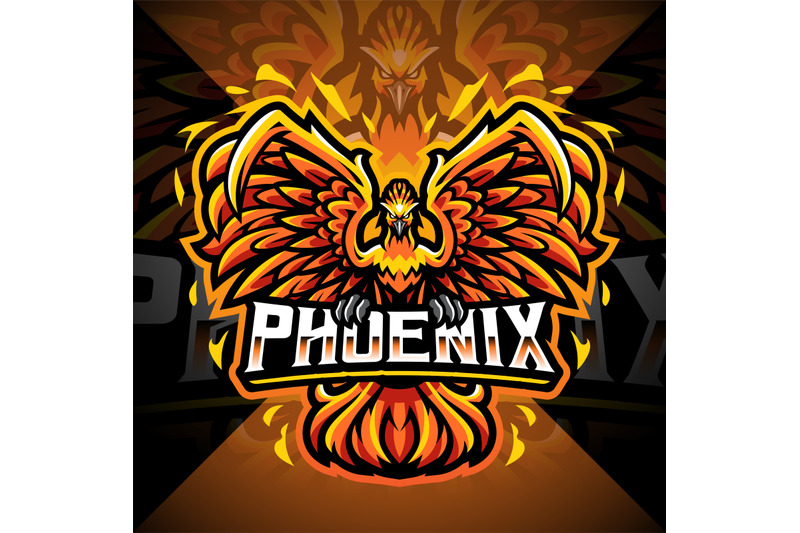 phoenix-esport-mascot-logo-design