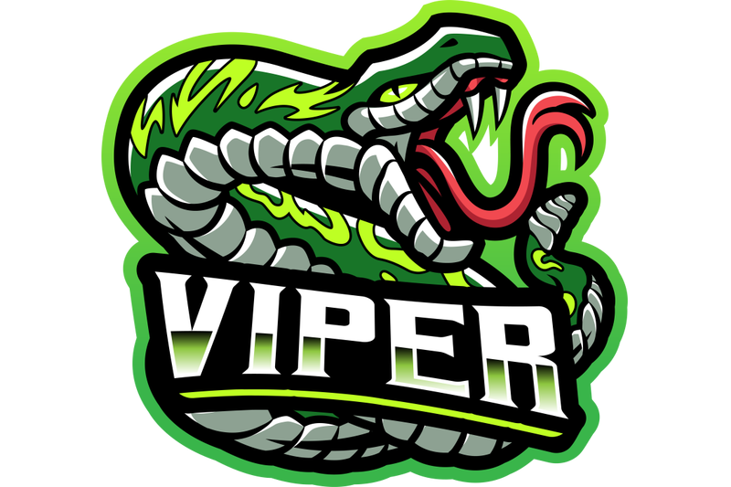 viper-snake-mascot-logo-design