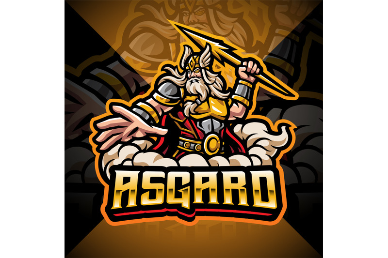 king-asgard-esport-mascot-logo-design