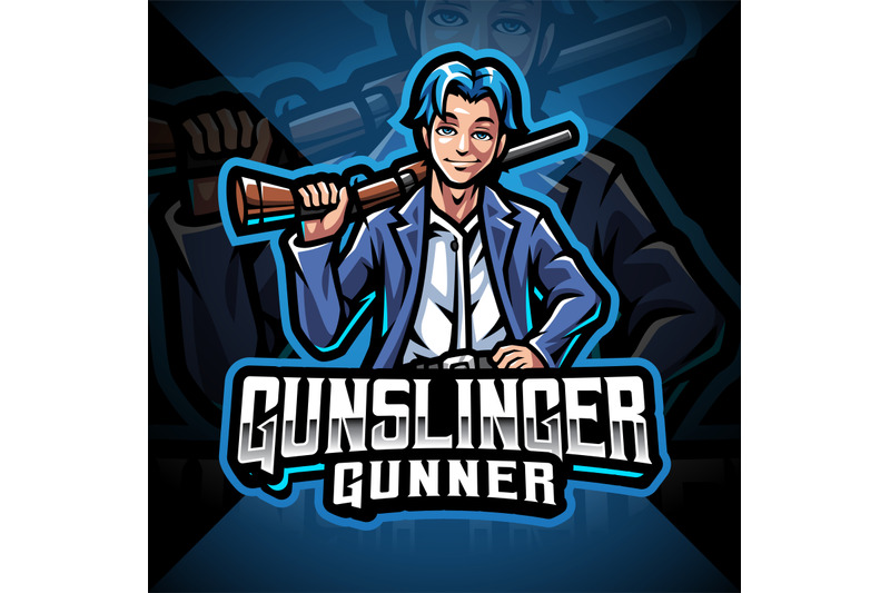 gunslinger-esport-mascot-logo-design