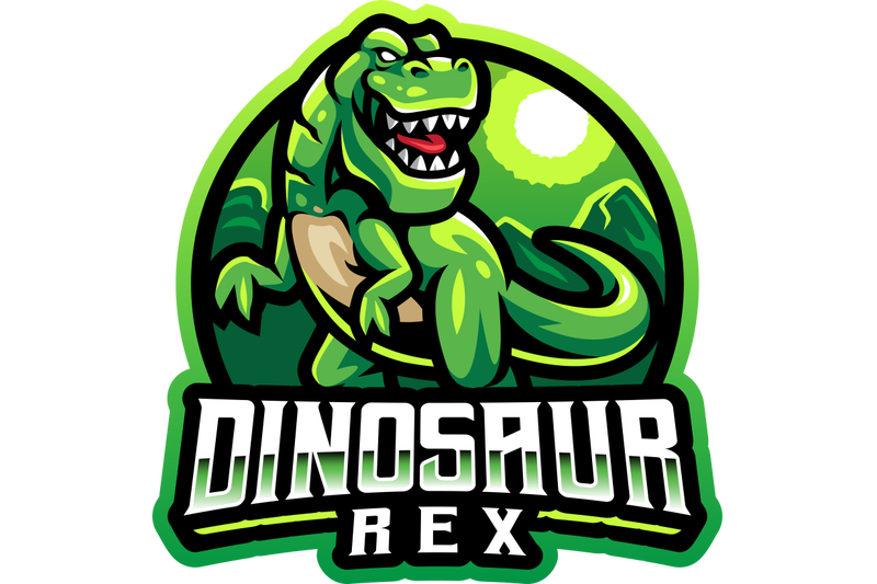 dinosaur-esport-mascot-logo-design