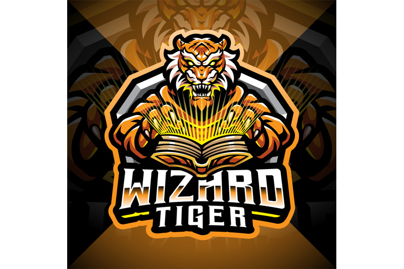 tiger-wizard-esport-mascot-logo