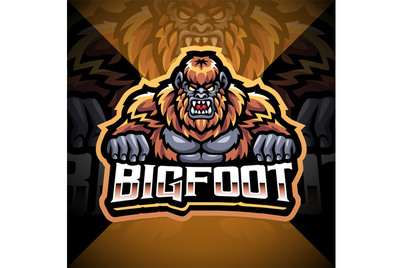 bigfoot-esport-mascot-logo-design