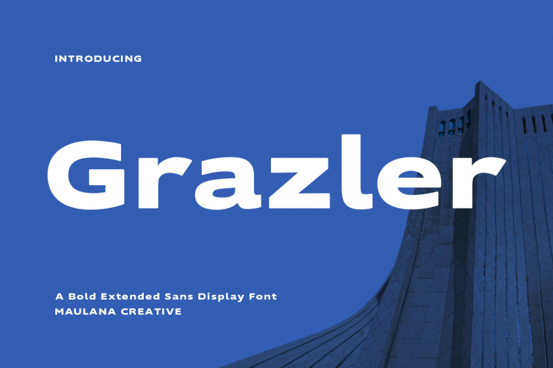 grazler-bold-extended-sans-display-font