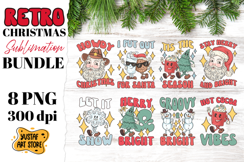 retro-christmas-sublimation-bundle-groovy-christmas-8-png