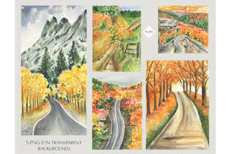 watercolor-autumn-landscape-clipart-travel-clipart