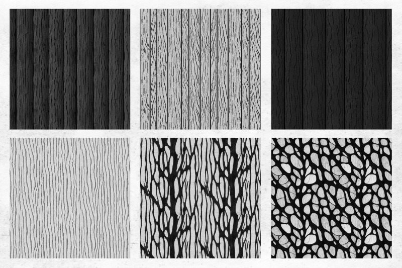 black-amp-white-wood-patterns-set-3