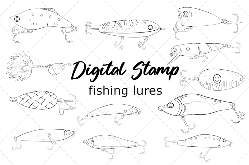 fishing-lures-clipart-digital-stamp