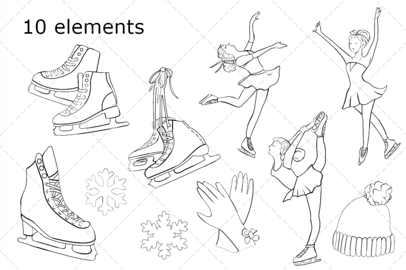 ice-skating-digital-stamp-clipart-png-vector