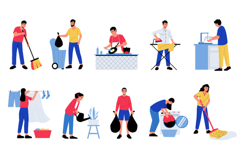 people-doing-housework-men-woman-characters-cooking-dishes-watering-f