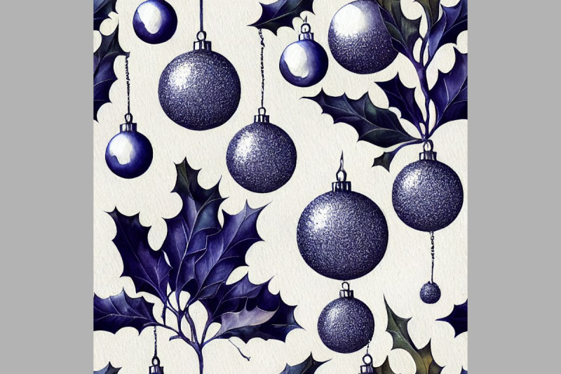 blue-christmas-decorations-seamless-return-pattern-vintage-motif