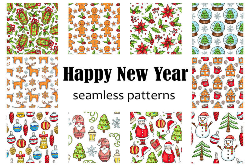 new-year-and-christmas-design-kit