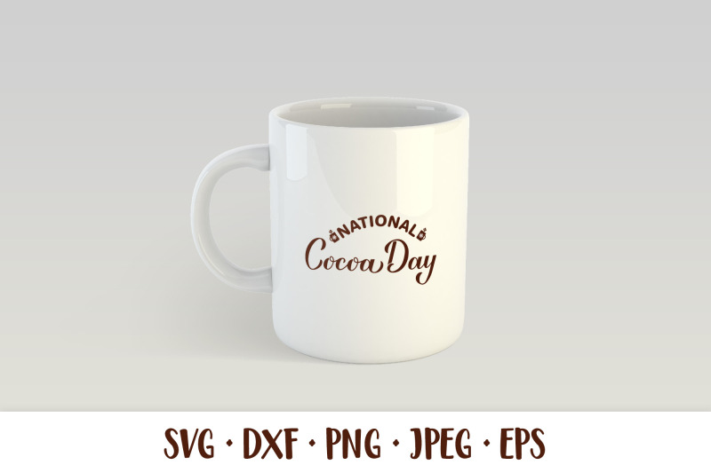 national-cocoa-day-hand-lettered-svg